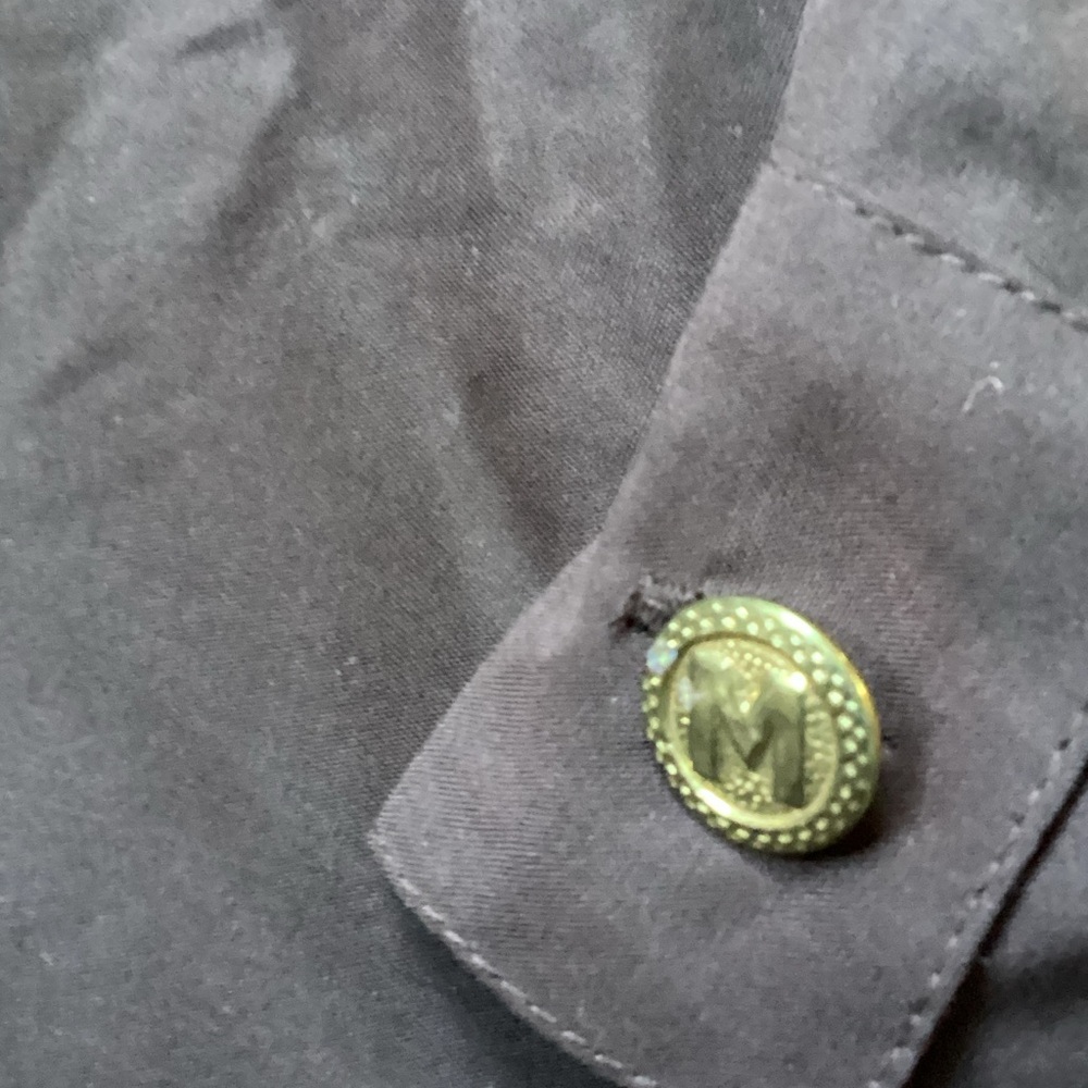 Bob Mackie Dark Brown Wearable Art Shirt - image 5